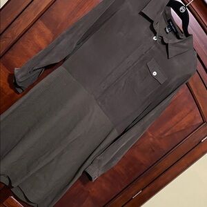 Pink Tartan Olive Shirt Dress Size 6